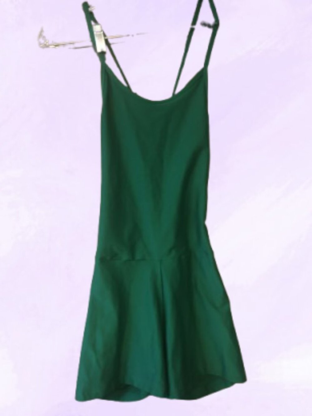 Palomar Beachwear one piece workout exercise playsuit in green. XS/S